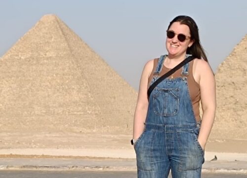 Pictured: Dr. Seggerman in Egypt