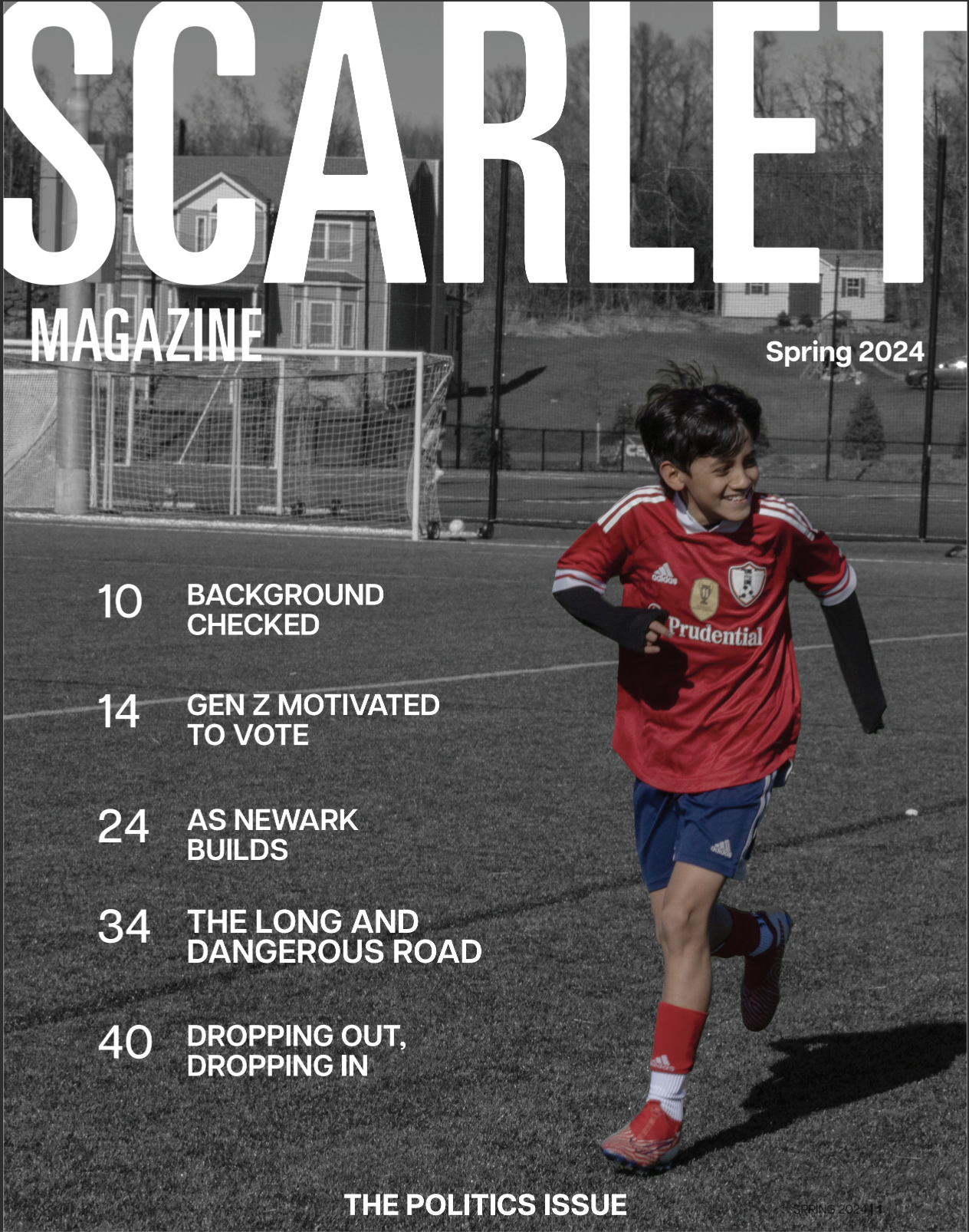 The cover of the 2024 issue of Scarlet Magazine